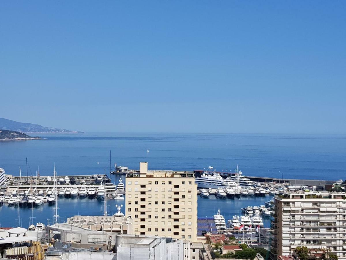 Plein Coeur De Monaco, A 300 Metres A Pied Du Port De Monaco, 4 Pieces Dans Des Escaliers Vue Mer Exceptionnelle Экстерьер фото
